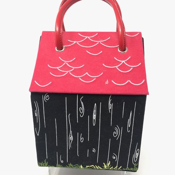 Lulu Guinness Dog House Embroidered Purse - Picture 4 of 9